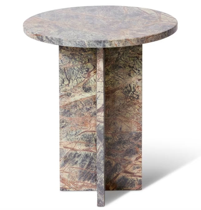 Green Marble Side Table