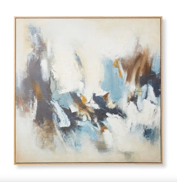 Gathered Hand Painted Wall Art