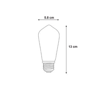 VINTAGE FILAMENT GLOBE