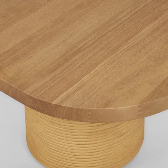 Natural Sungkai Wood Coffee Table