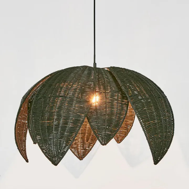 Rattan Leaf Pendant