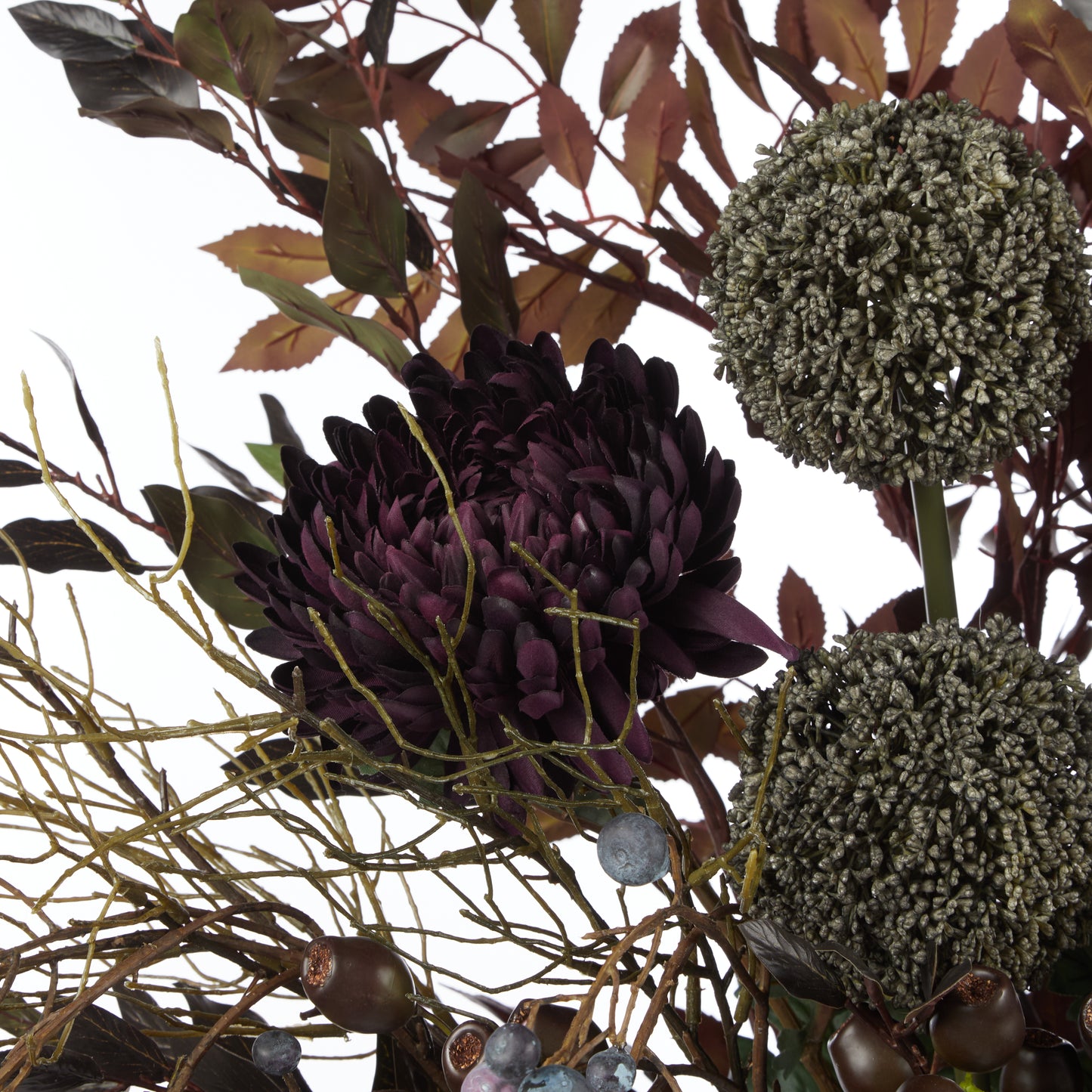 Chrysanthemum Fig Garden Mix in Malia Pot