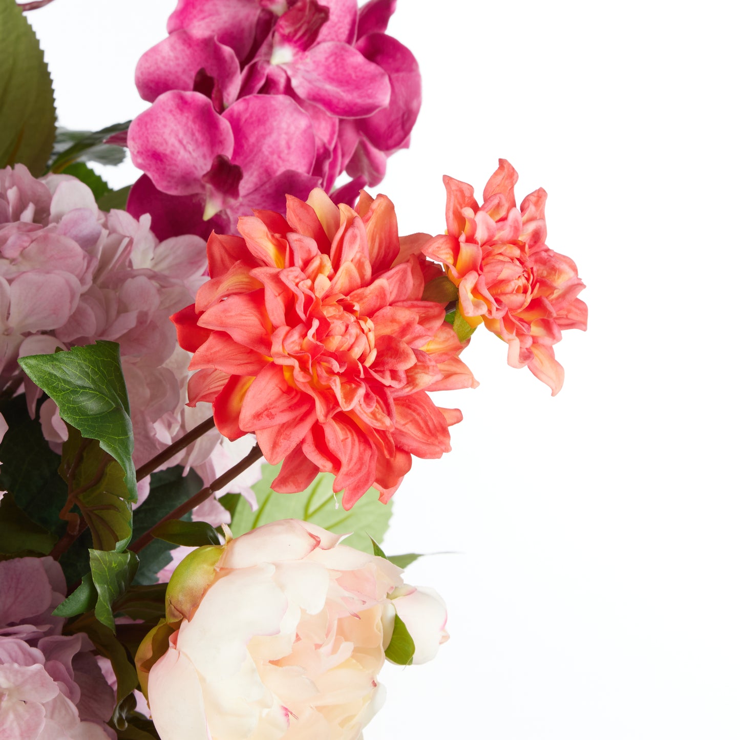 Peony Foxtail Garden Mix in Vintage Urn