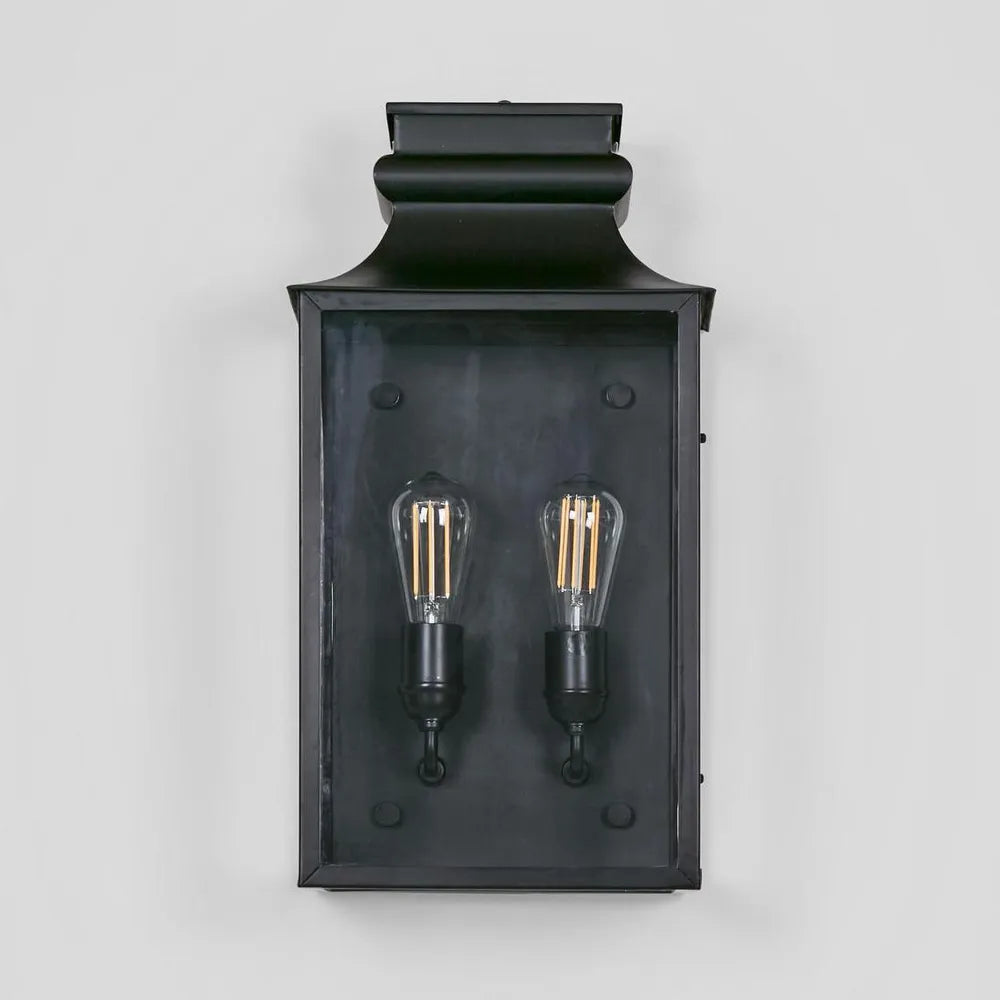 West Outdoor Wall Light Black
