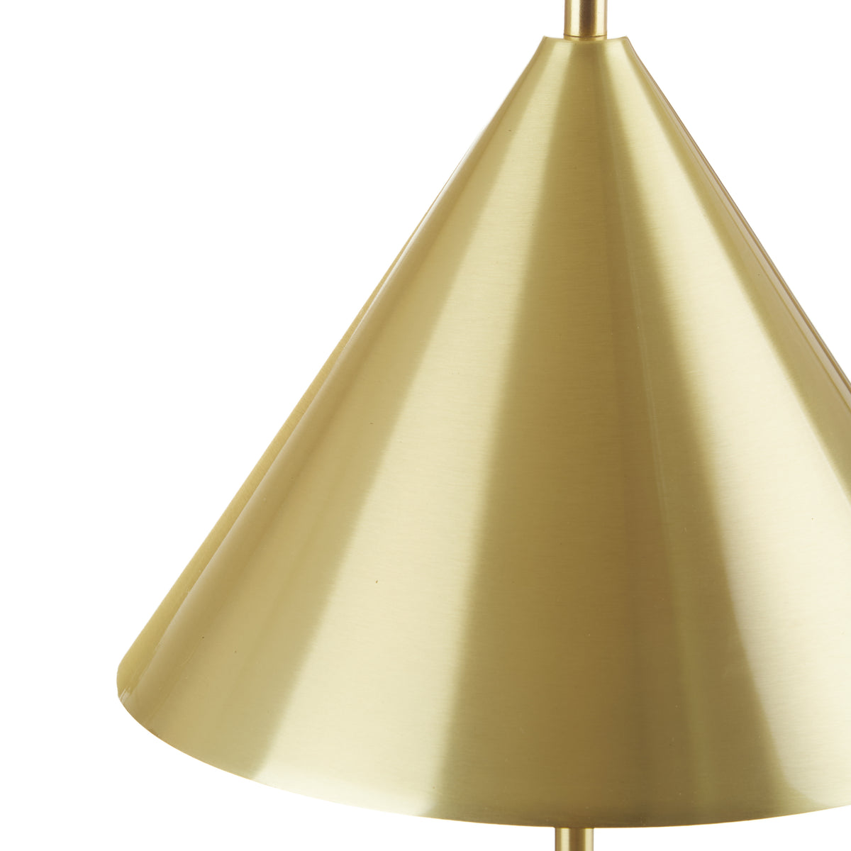 Brass Conical Table Lamp