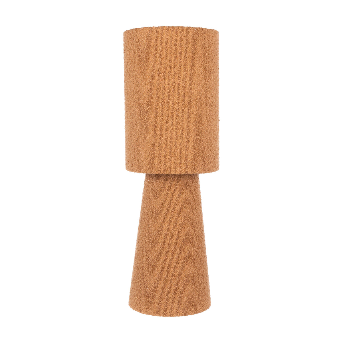 Rust Boucle Table Lamp
