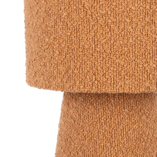 Rust Boucle Table Lamp