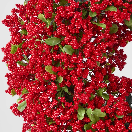 Berry and Boxwood Wreath