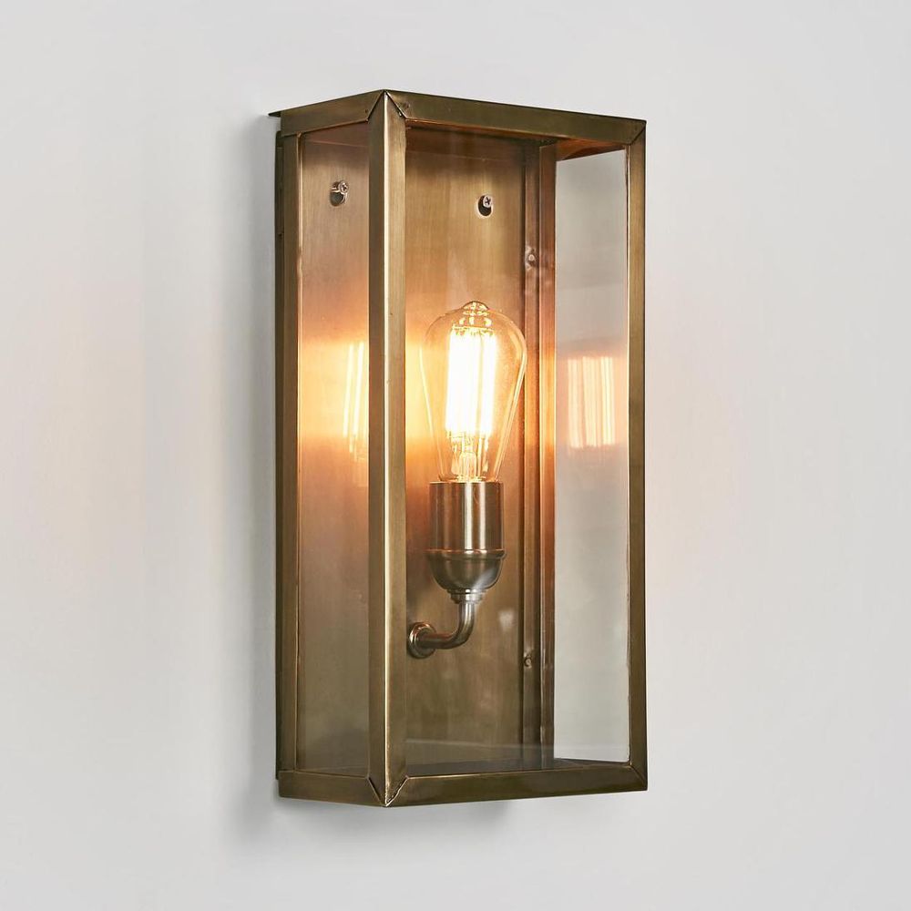 Brass Outdoor Wall Light