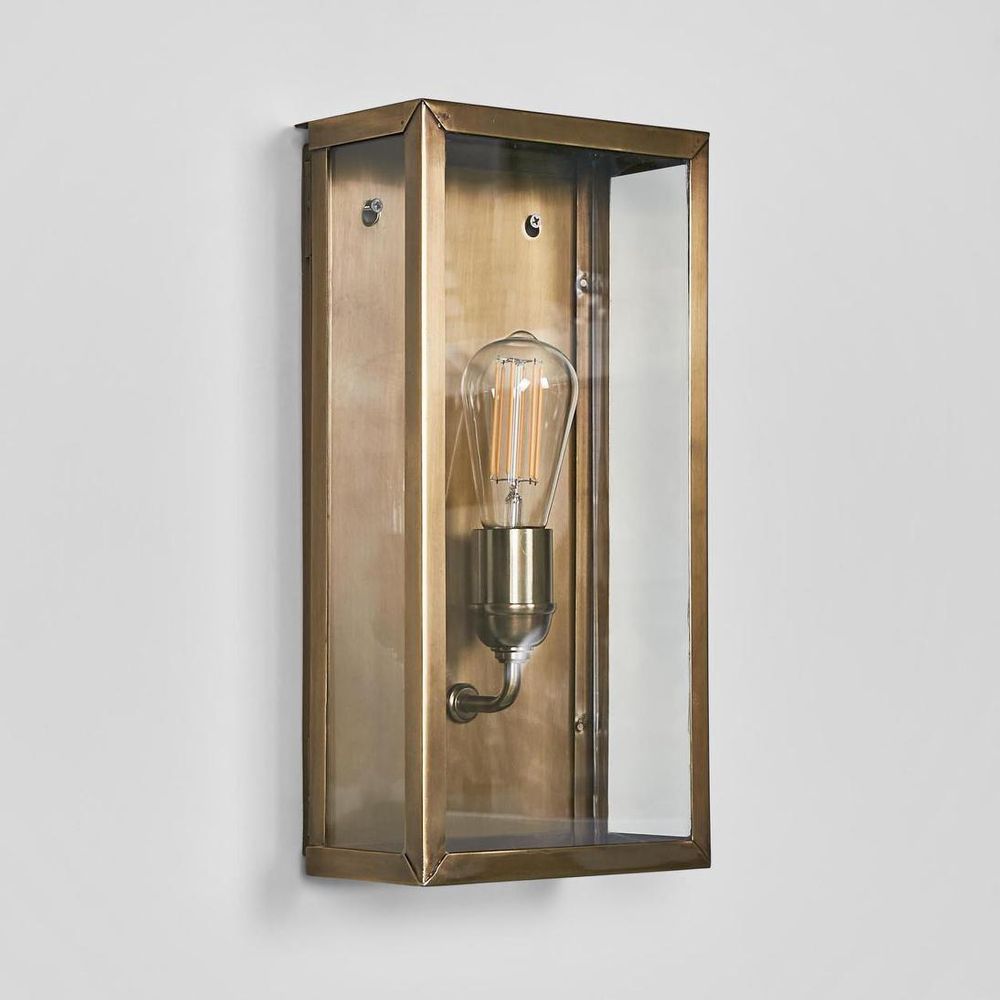 Brass Outdoor Wall Light