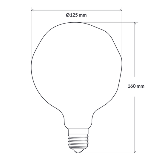 Designer 4w 125MM LED Globe