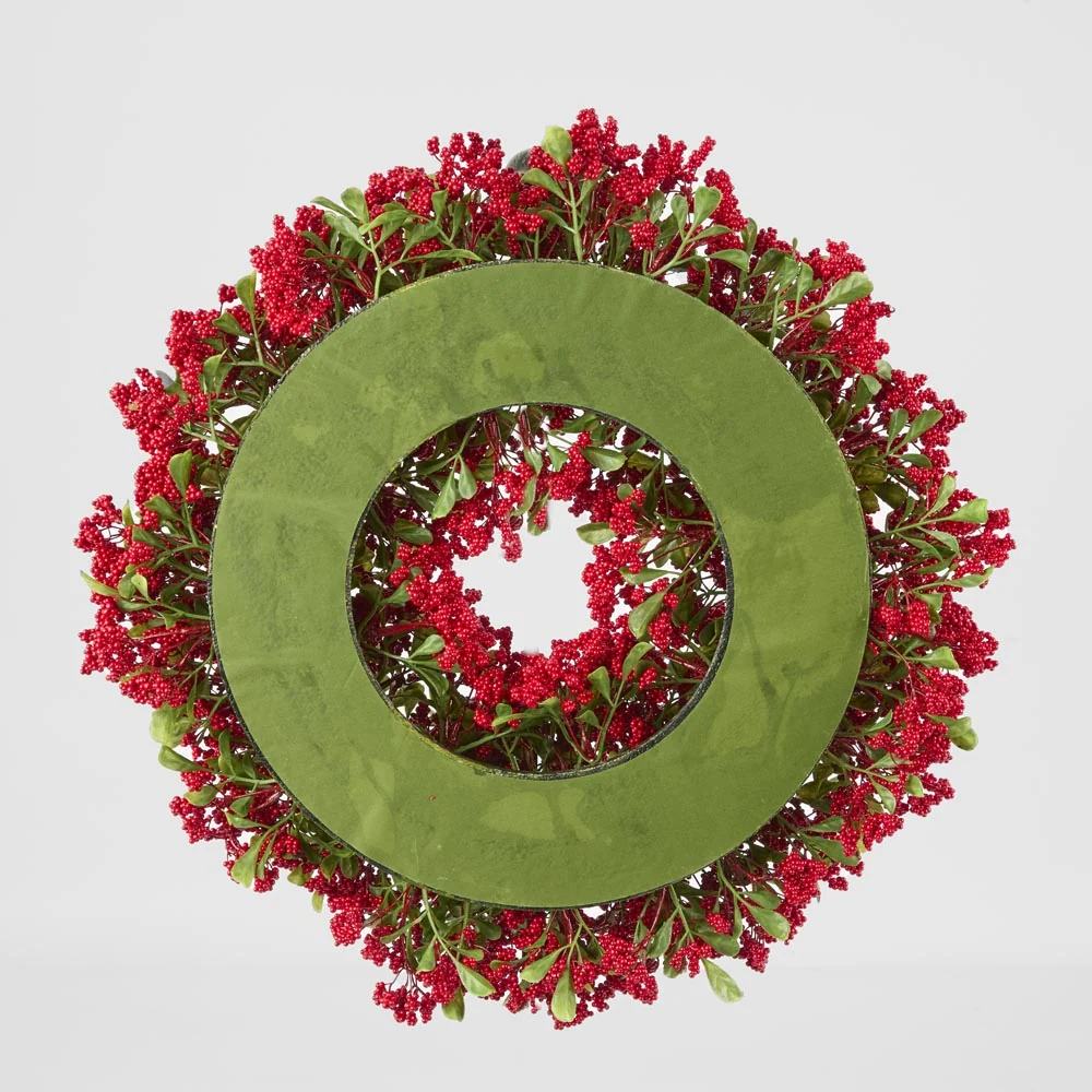 Berry and Boxwood Wreath