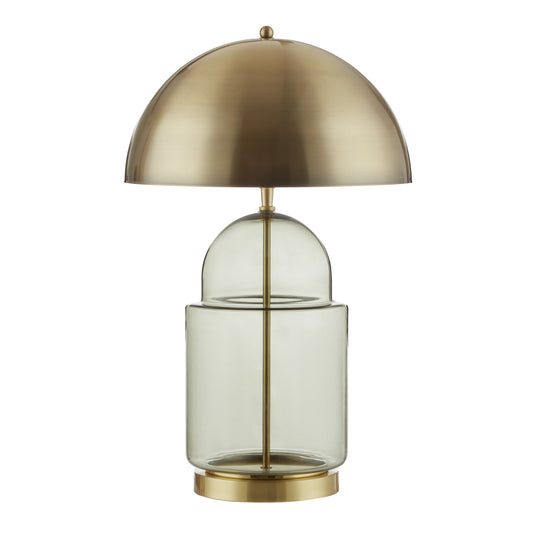 Domed Table Lamp Green