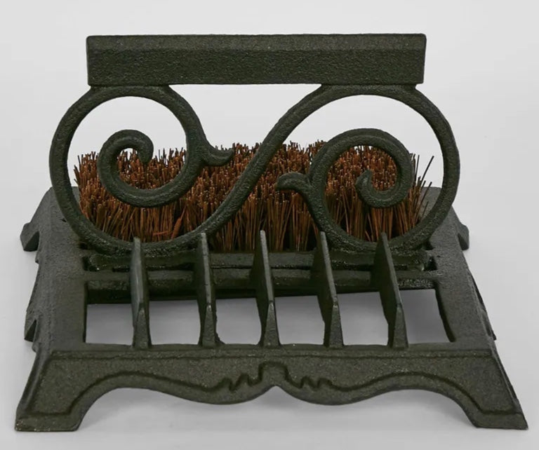 Black Cast Iron Boot Scraper