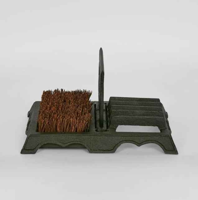 Black Cast Iron Boot Scraper