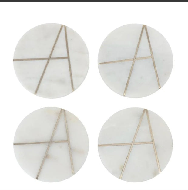 Coaster Set of 4 Round
