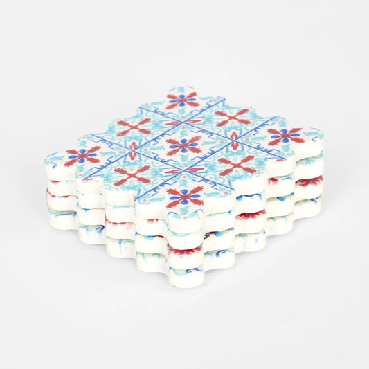 La Dolce Vita Pattern Coasters Mixed - Set of 4