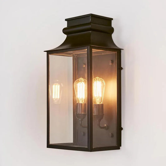 West Outdoor Wall Light Black