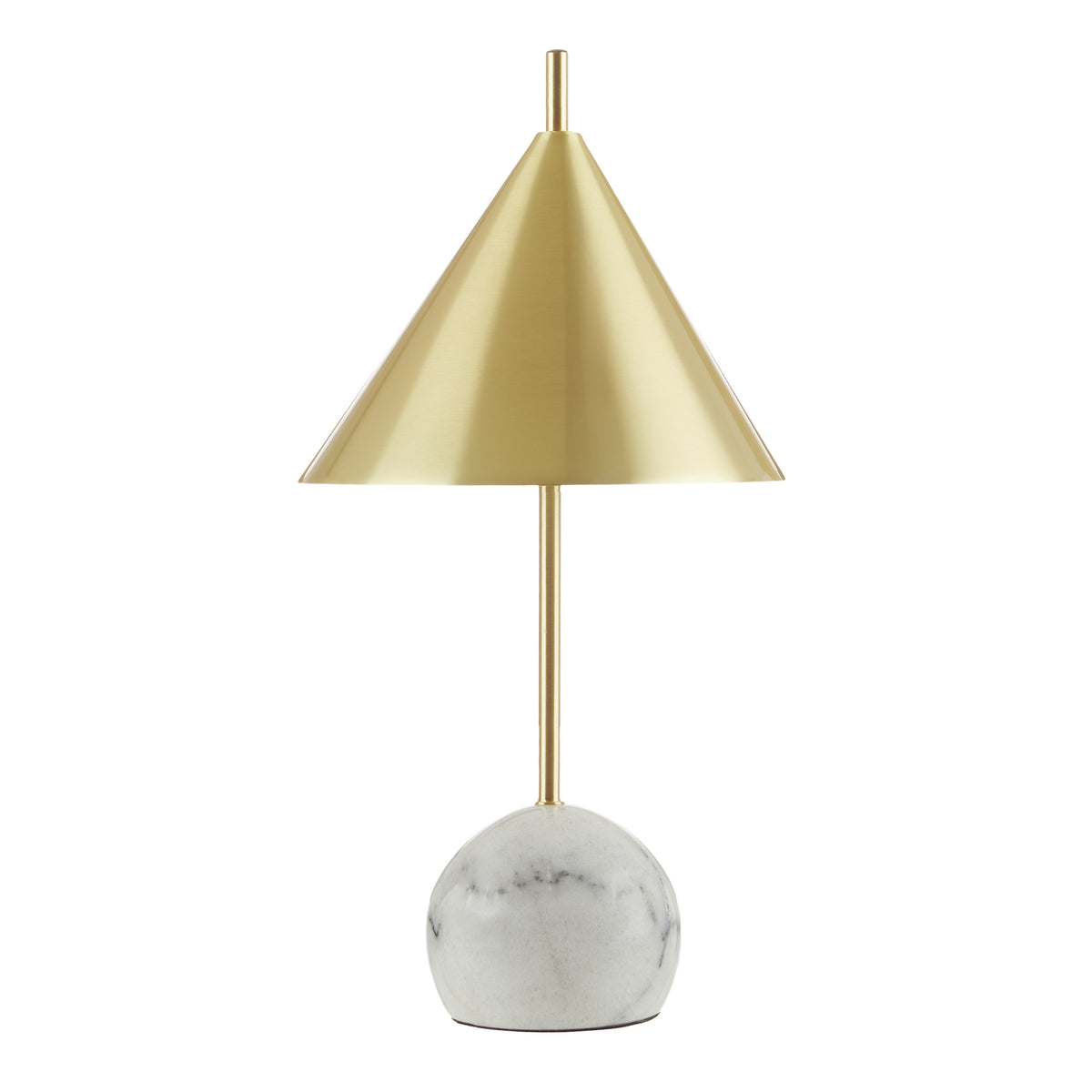 Brass Conical Table Lamp