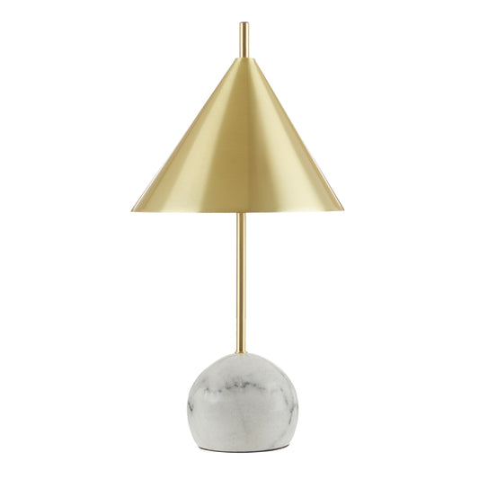 Brass Conical Table Lamp