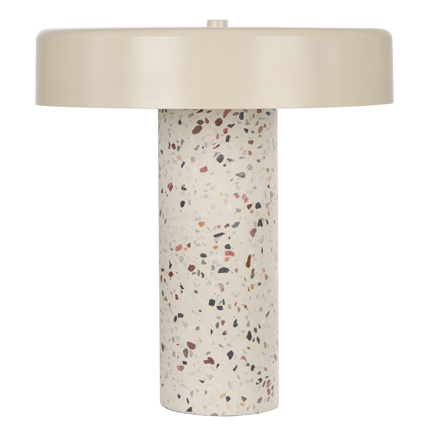 Terrazzo Table Lamp Multi-Coloured & White