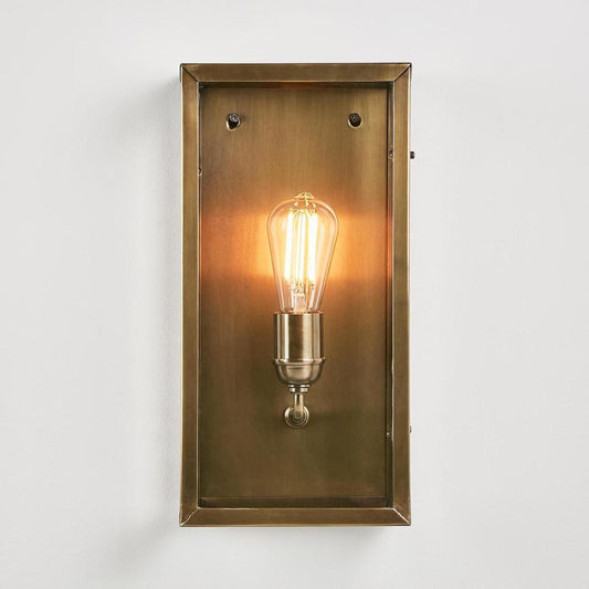 Brass Outdoor Wall Light
