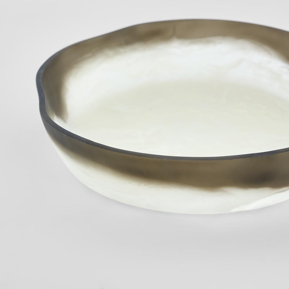 Black and White Resin Bowl
