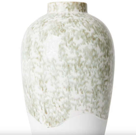 Annika decorative ceramic vessel, alternate angle - Lurepa Interiors