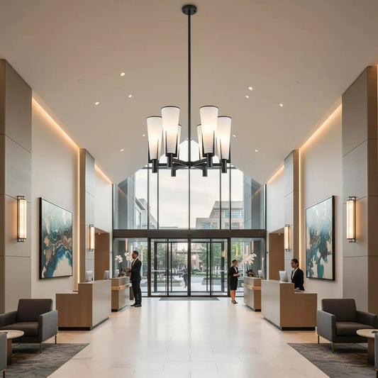 Black chandelier - Lurepa Interiors