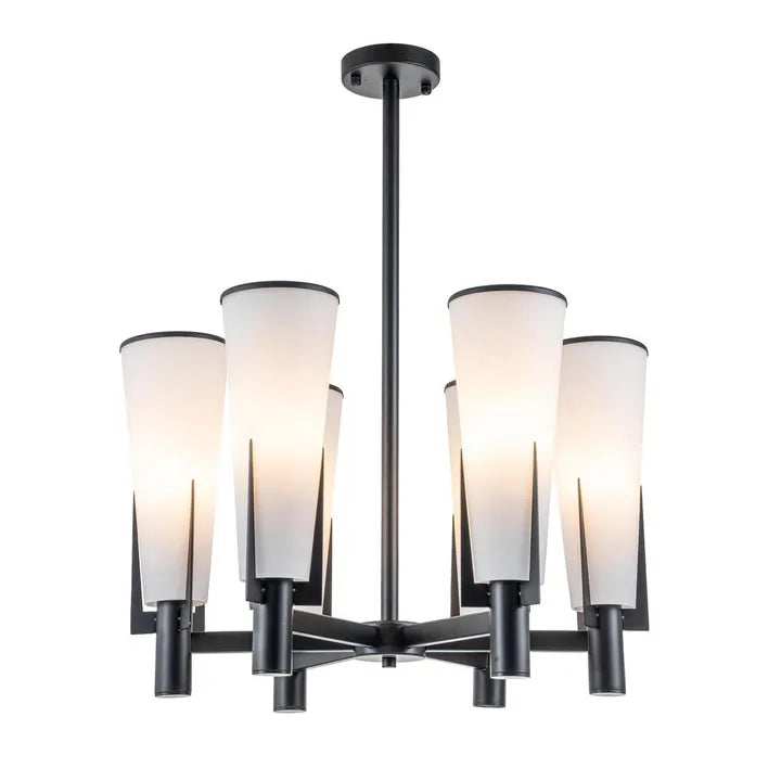 Black chandelier, detail - Lurepa Interiors