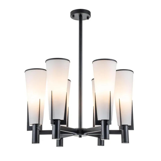 Black chandelier, detail - Lurepa Interiors