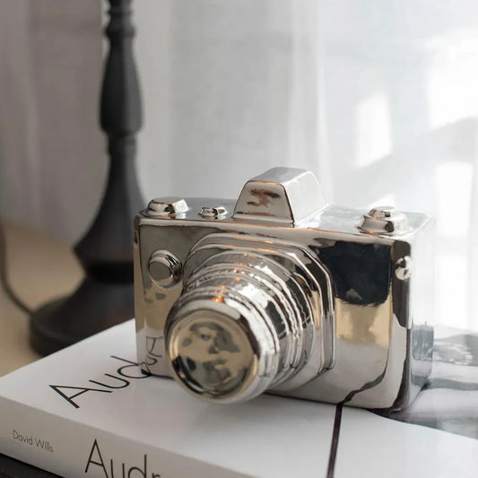 Ceramic Kodak camera ornament - Lurepa Interiors