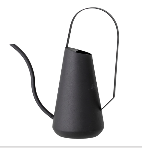 Black iron watering can - Lurepa Interiors