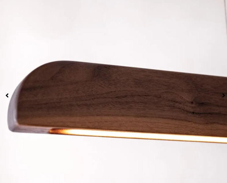 Kiama Linear Pendant timber detail, alternate - Lurepa Interiors