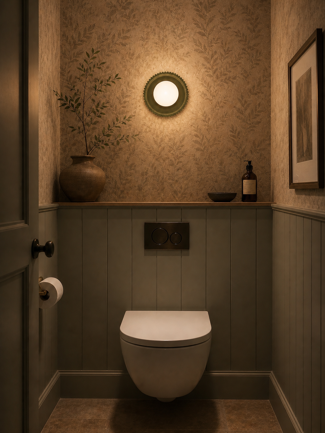 Furrow Disc Sconce with Globe