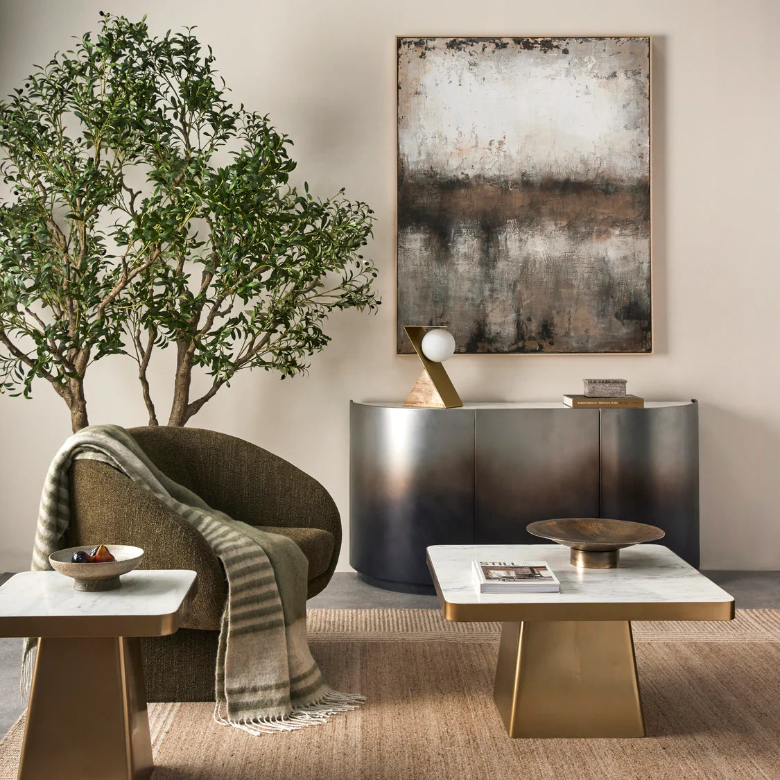 Sabi Table Lamp Brown